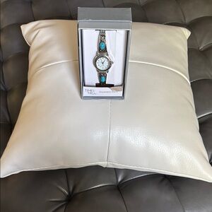 ⌚️Time and Tru Silver and Turquoise Watch